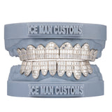 VVS Moissanite Diamond Grillz (Baugette Set)