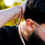 Handmade Cuban Link Necklace ROSE GOLD
