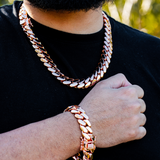 Handmade Cuban Link Necklace ROSE GOLD