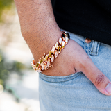 Handmade Cuban Link Bracelet ROSE GOLD