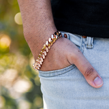 Handmade Cuban Link Bracelet ROSE GOLD