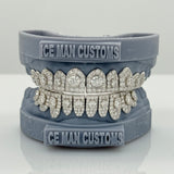VVS Moissanite Diamond Grillz (Honey Moon Set)