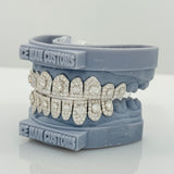 VVS Moissanite Diamond Grillz (Honey Moon Set)