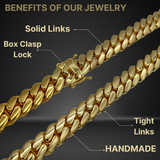 Handmade Cuban Link Necklace ROSE GOLD