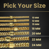Handmade Cuban Link Necklace ROSE GOLD