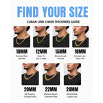 Find your size chain thickness guide