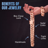 Benefits of our jewelry rose gold